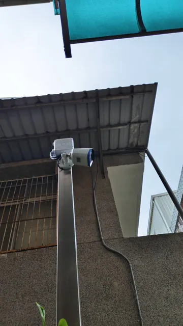社區戶外|類比監控與立桿,實際安裝照片 5