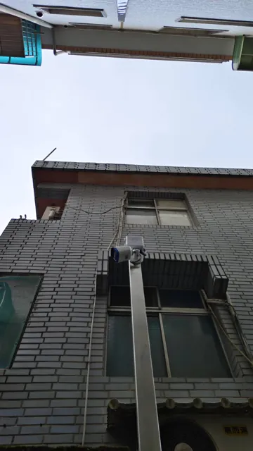 社區戶外|類比監控與立桿,實際安裝照片 6