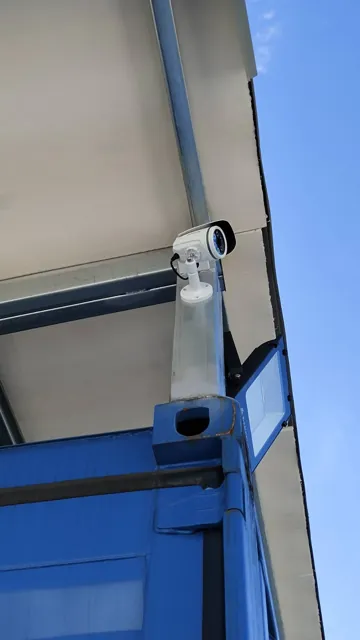 室外停車場|類比監控,實際安裝照片 3