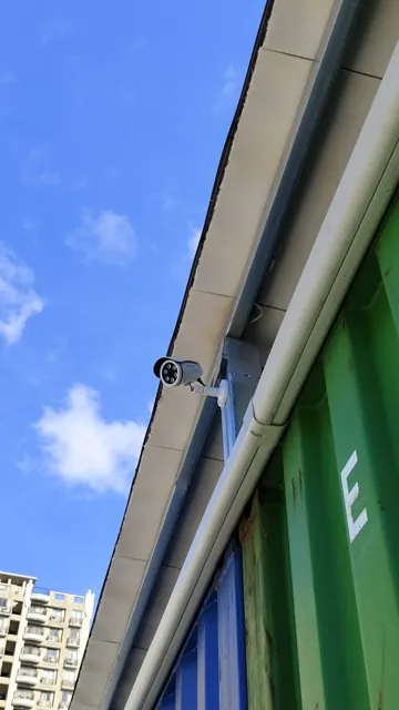 室外停車場|類比監控,實際安裝照片 4