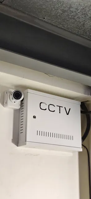 中和住宅數位 IP 工程 C 圖,門口攝影機與設備箱